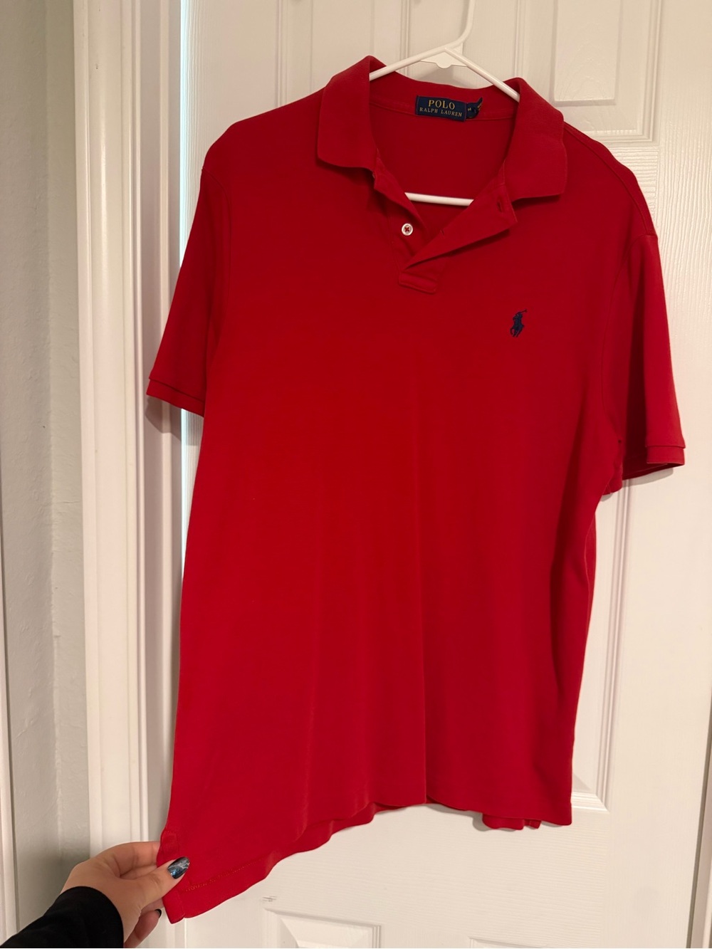 Polo by Ralph Lauren Red Short-Sleeve Polo with Navy Pony